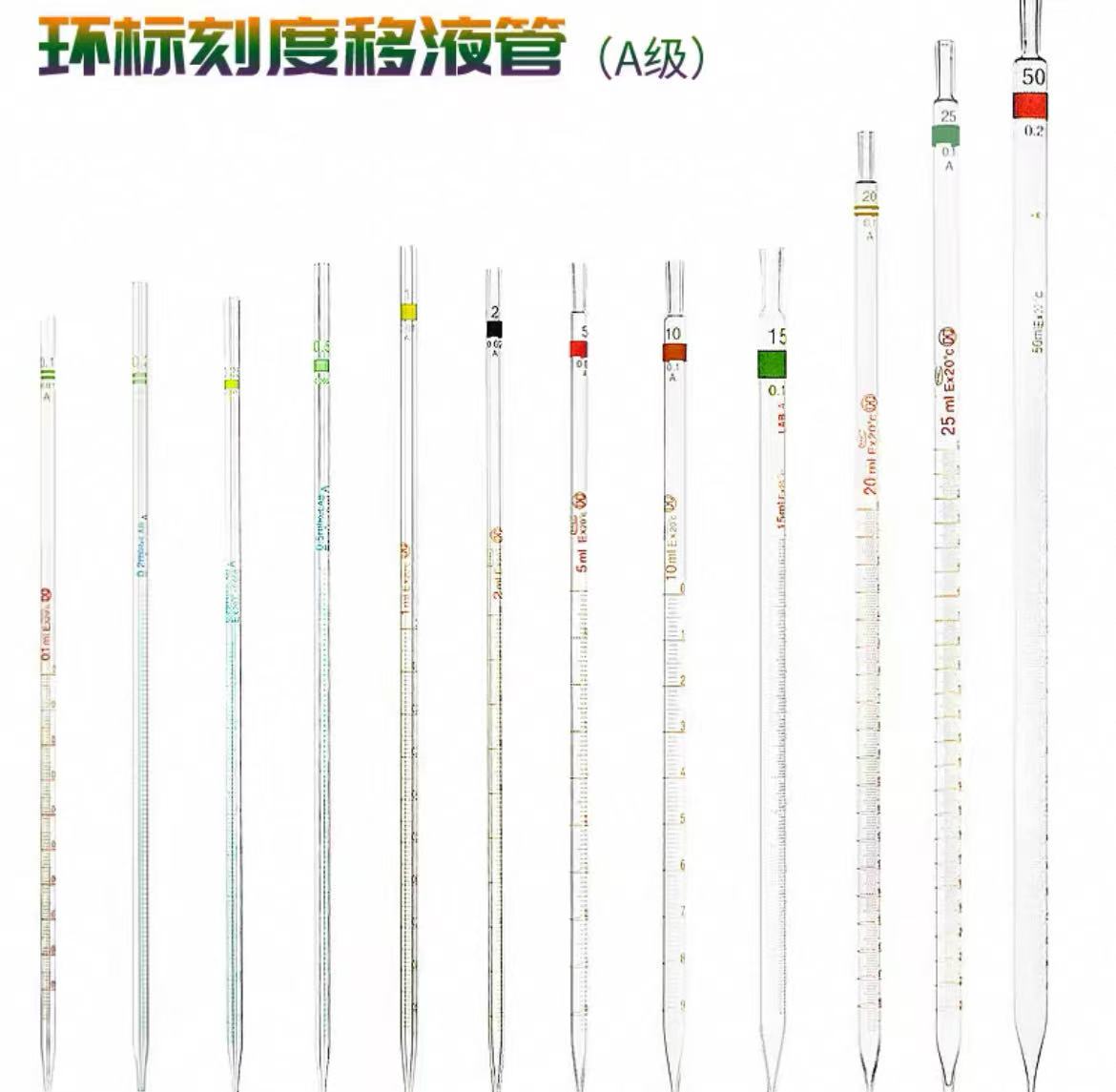 玻璃环标刻度吸管